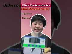 平面膜キーパッド -30C- 80C 温度範囲 絶熱抵抗 100MΩ