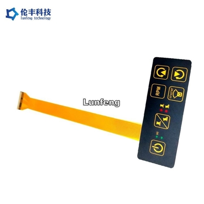 良い価格 マット/グロシー カスタマイズ可能な触覚用膜スイッチ 彩色のバックライトと象徴的なLED オンライン