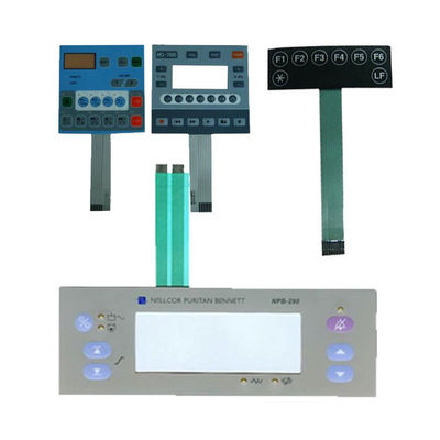 良い価格 防水 カスタムキーボード パッド PET PC 3M 粘着性産業用膜キーボード オンライン