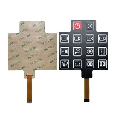 良い価格 Electrical Membrane Switch Screen Printing Technology Ensuring Insulation Resistance ≥100MΩ Perfect for Industrial Controls オンライン
