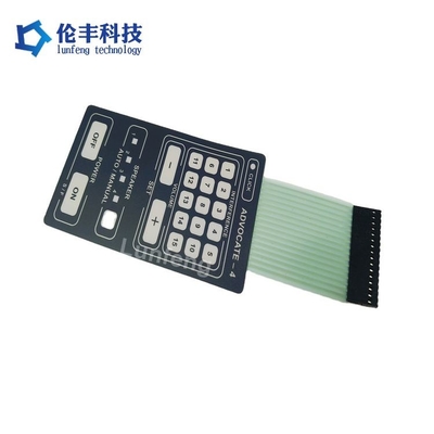 良い価格 家電用フラットPETメンブレンスイッチ 白/赤/緑/青 LED 産業グレード オンライン