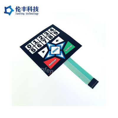 良い価格 アクチュエーションフォース 160180g フラット膜キーボード サポート温度範囲 20C 80C 産業用制御パネルに最適 オンライン