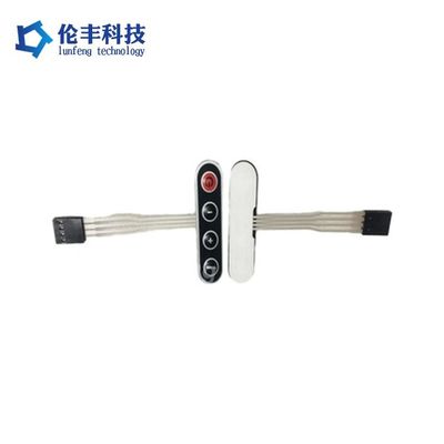 良い価格 50-500g アクチュエーションフォース プラスチック膜スイッチ PET膜スイッチ 清掃が簡単 産業用機器の制御パネル オンライン