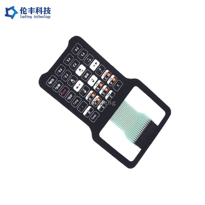 Good price ペット透明なLCD平らな膜スイッチ無光沢の表面のキーパッド オンライン