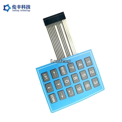 3M9448付着力の平らな注文の膜スイッチ機械キーボード