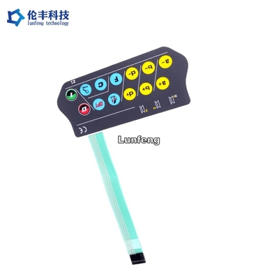 良い価格 浮彫りにされたキー注文LEDの膜スイッチ蝕知のキーパッド3M467 オンライン
