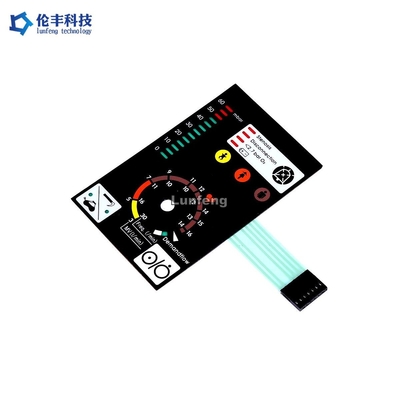 良い価格 LCD の窓 LED の膜のキーパッド、銀製回路は膜スイッチを導きました オンライン