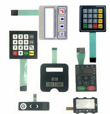 IP67 FPC回路ケーブルが付いている防水金属のドームの膜スイッチ