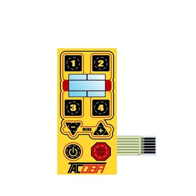 良い価格 メタルドーム膜スイッチ 3M468 後ろアデシブとLEDで,医療機器インターフェース オンライン