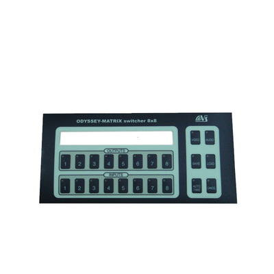 パーソナライズされたPVCキータイプと緑色のLED色付きのLED膜キーボード