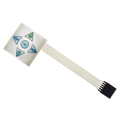 パーソナライズされたPMMA LED膜キーボード,ピッチ2.54mmとIP65保護レベル