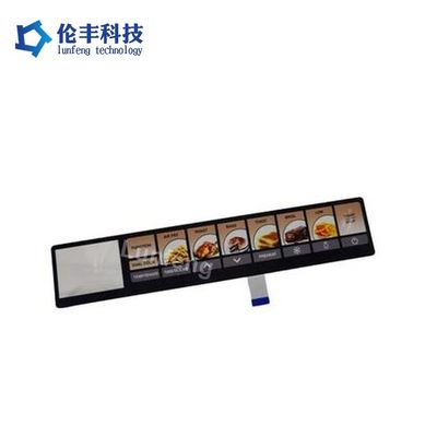良い価格 パーソナライズされたパントンカラーコード フラット膜スイッチ シルクスクリーンプリントと3M接着剤 オンライン