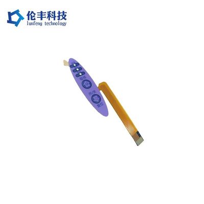 良い価格 マット表面 PET膜スイッチ 赤色と隔熱抵抗 少なくとも100 メガオーム 制御パネルのソリューション オンライン