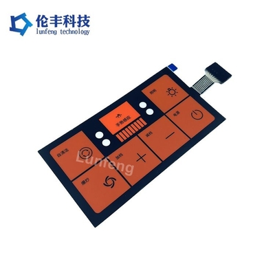 良い価格 工業用および汎用用用用途のための平面膜スイッチ -20C-80C PET/PC/PVC材料 オンライン
