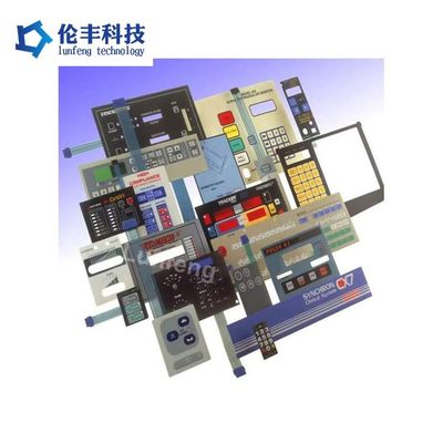 良い価格 赤色の防水メンブレンキーパッド、カスタマイズ可能なキー数、マットな表面仕上げ、湿気や埃の多い環境での操作向けに設計 オンライン