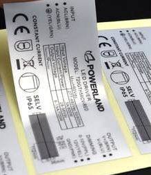 良い価格 Silver Sticker Label with Permanent Acrylic Adhesive and Temperature Resistance up to 80°C for Product Packaging オンライン