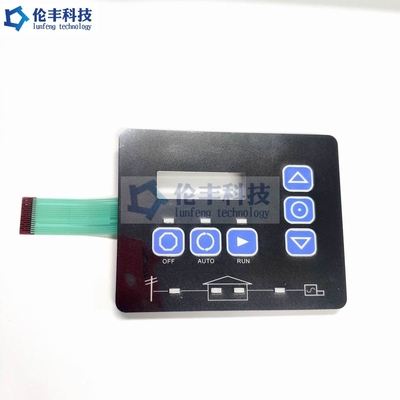 蝕知LED Membrane KeypadのPCポリ塩化ビニールLED 3M468 Waterproof Flexible Membrane Switches