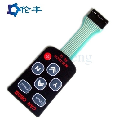 良い価格 3M 468 Adhesive Matte Tactile Metal Dome Switch PETのPC Membrane Keypad Panel オンライン