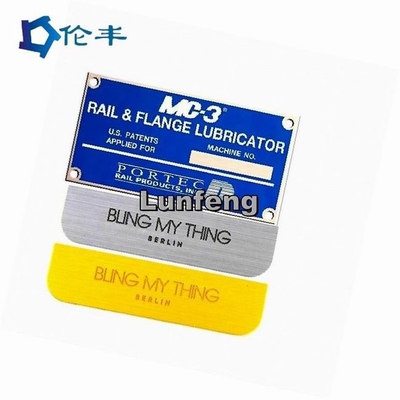 良い価格 Pantone Stainless Steel Nameplate 3M Adhesive AluminumレーザーCut Metal Name Plates オンライン