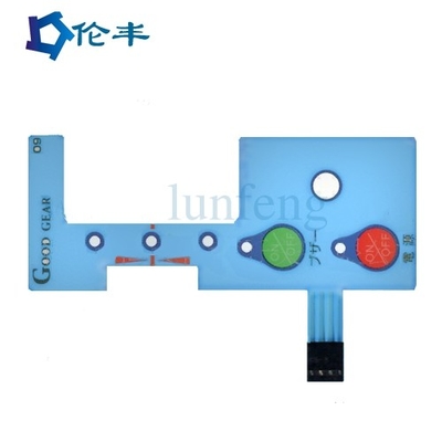 良い価格 PET LED Membrane Keypad 3M468 Blue Home Graphic Overlay Membrane オンライン