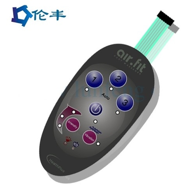 良い価格 RAL Color LED Membrane Keypad 3M467 Adhesive PET Lexan Label Membrane Switch Overlay オンライン