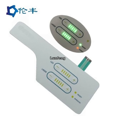 良い価格 LFG Backlight Embossing Membrane Switch Pad 3M468 Adhesive オンライン